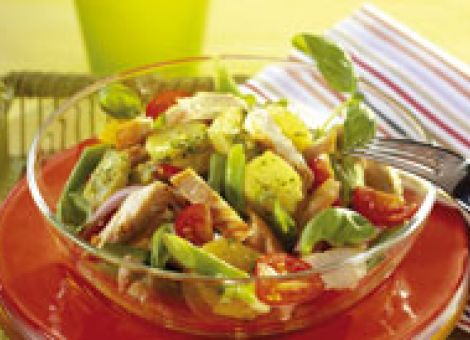 Bohnen-Kartoffelsalat