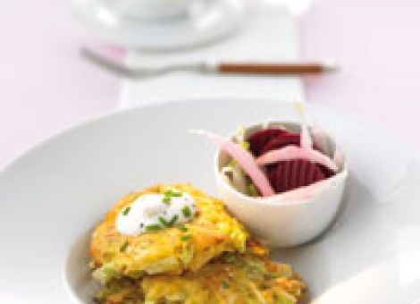 Chinakohl-Rösti mit Roter Bete