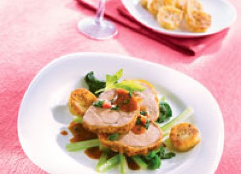 Gefüllte Lammschulter