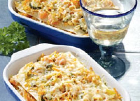 Gemüselasagne mit leichter Creme