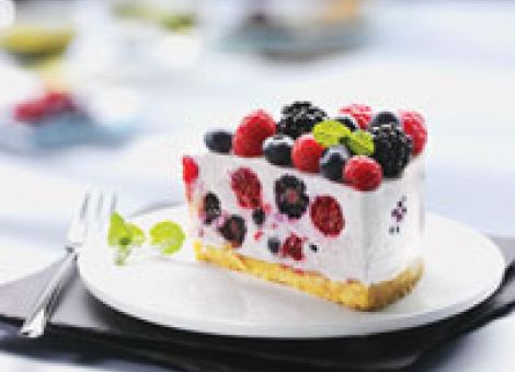 Beeren-Frischkäsetorte