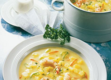 Sahnige Kartoffelsuppe