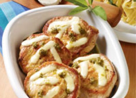 Gefülltes Schweineschnitzel