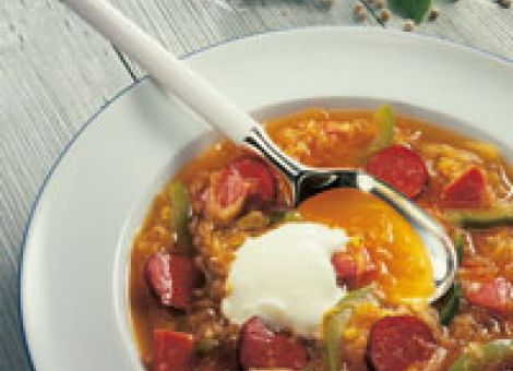 Würzige Sauerkrautsuppe