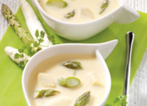 Cremige Spargelsuppe