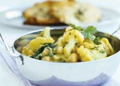 Blumenkohl-Kichererbsen-Curry