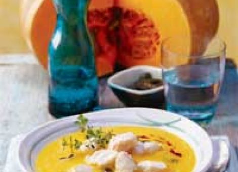 Kürbis-Curry-Suppe