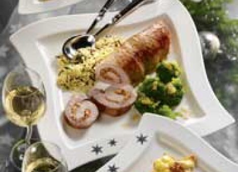Gefüllte Kalbsroulade