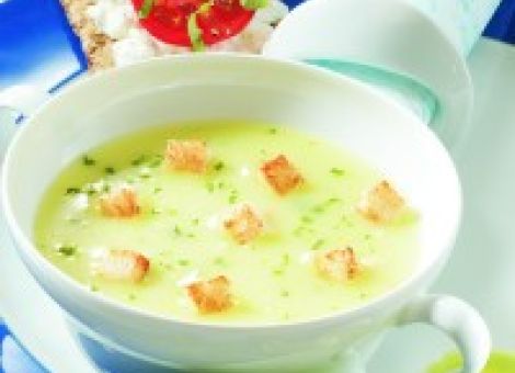 Lauchcremesuppe
