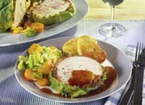 Puten-Wirsing-Braten