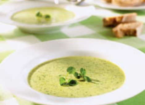 Leichtes Kresse-Süppchen
