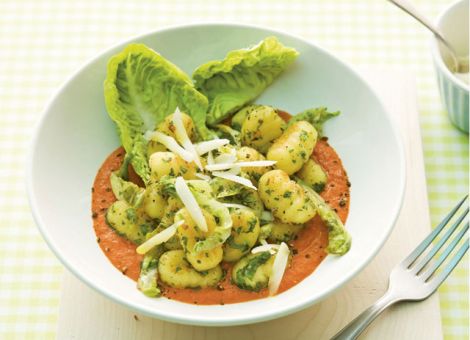 Gebratene Gnocchi mit Frühlingskräutern