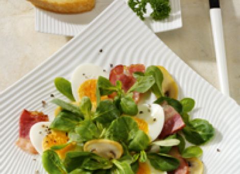 Feldsalat mit Balsamicodressing