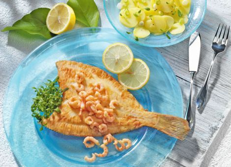 Gebratene Maischolle