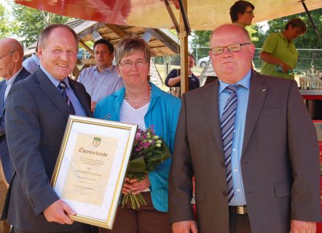 HBV-Ehrenurkunde für Schäfer