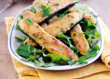 Ofengebackene Zucchini