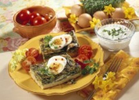 Feine Spinatschnitten