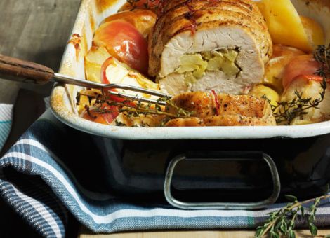 Zarter Putenrollbraten