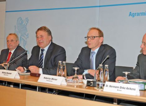 Agrarminister beschließen moderate Umschichtung