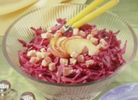 Warmer Rotkohlsalat