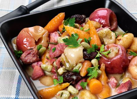 Leicht zubereiteter Eintopf