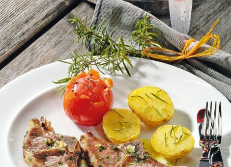 Marinierte Lammkoteletts