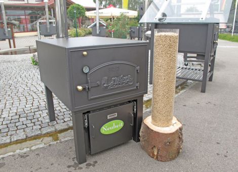 Backofen mit Pelletbrenner