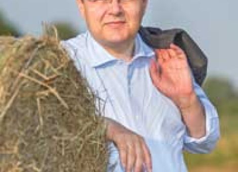 Schmidt blickt mit Zuversicht auf die Ernte