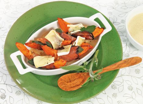 Edles Kürbis-Saltimbocca 
