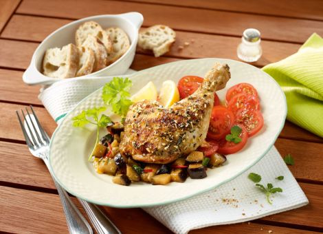 Zitronen-Hähnchenschenkel