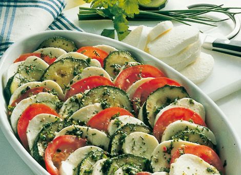 Tomaten-Zucchini-Salat