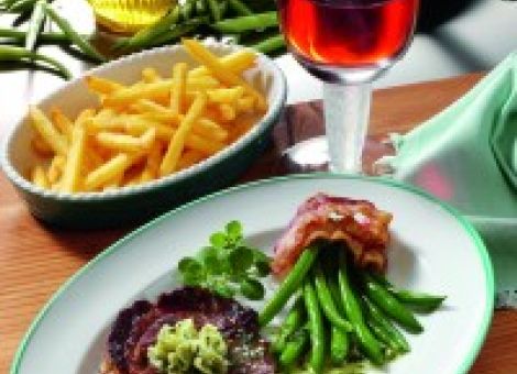 Rumpsteak mit Kräuterbutter