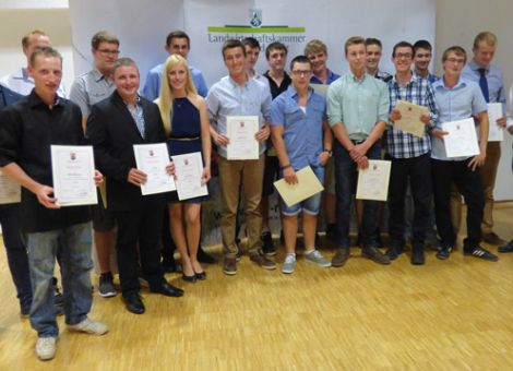 Abschlussfeier der Grünen Berufe in Flonheim