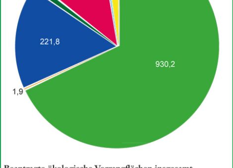 Fast 1,4 Mio. Hektar ökologische Vorrangfläche