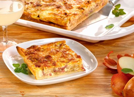 Klassischer Zwiebelkuchen