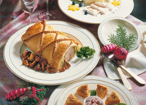 Schweinefilet im Blätterteigmantel