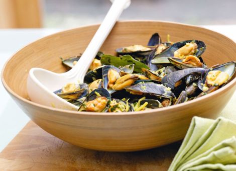 Muscheln in Thai-Sauce