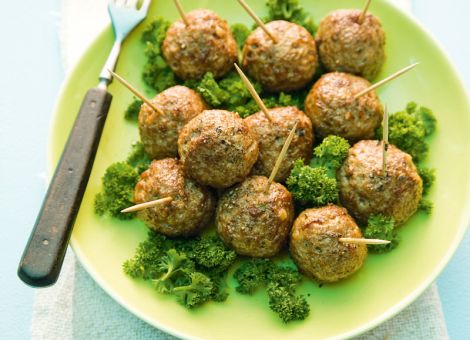 Gefüllte Hackfleischbällchen