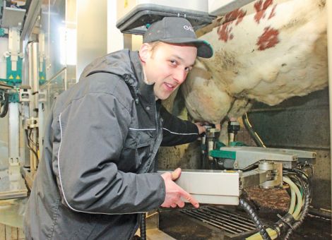 Arbeitskomfort auch im Melkroboter?