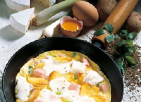 Bauernpfanne mit Ziegenkäse