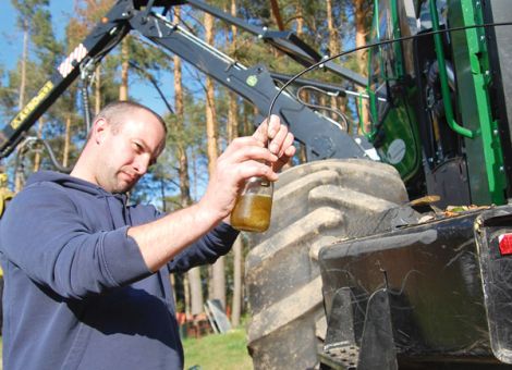 Bio-Hydraulikflüssigkeiten in der Forsttechnik