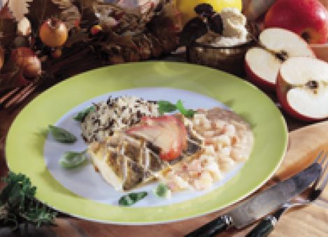 Zander mit Meerrettich-Sauce