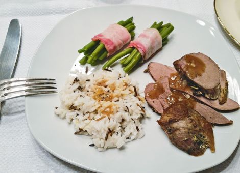 Rehkeule aus dem Salzkokon