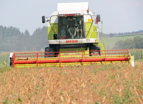 Sperriges Stroh erfordert einen hohen Durchsatz