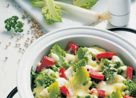 Überbackener Romanesco