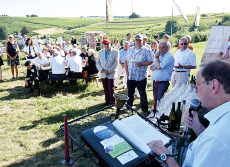 Von Schwabsburg und seinen Winzern begeistert