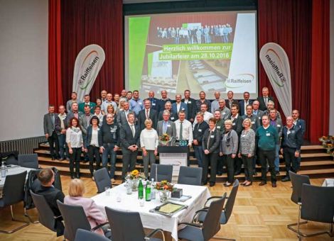 Raiffeisen Waren GmbH ehrt 86 Jubilare