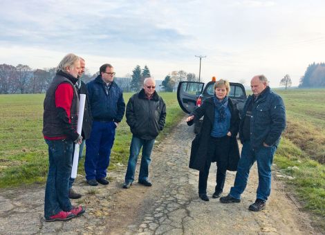 Wirtschaftswege und Drainagen intakt halten