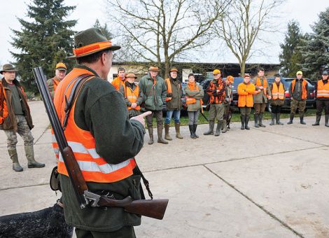 Aufgaben des Jagdleiters und der Jagdgäste