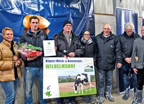 Für die moderne Milcherzeugung in der Öffentlichkeit werben